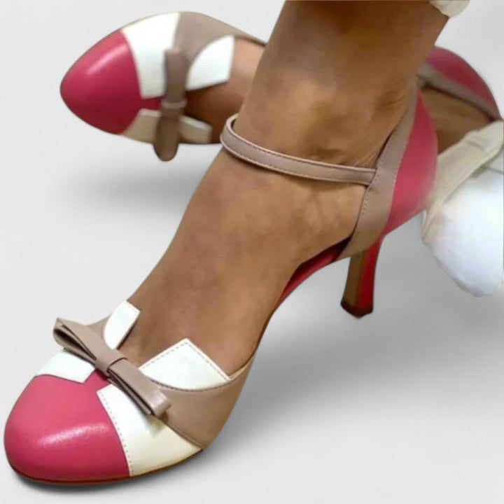 MONIKA | Buty na wysokich obcasach z paskiem 1