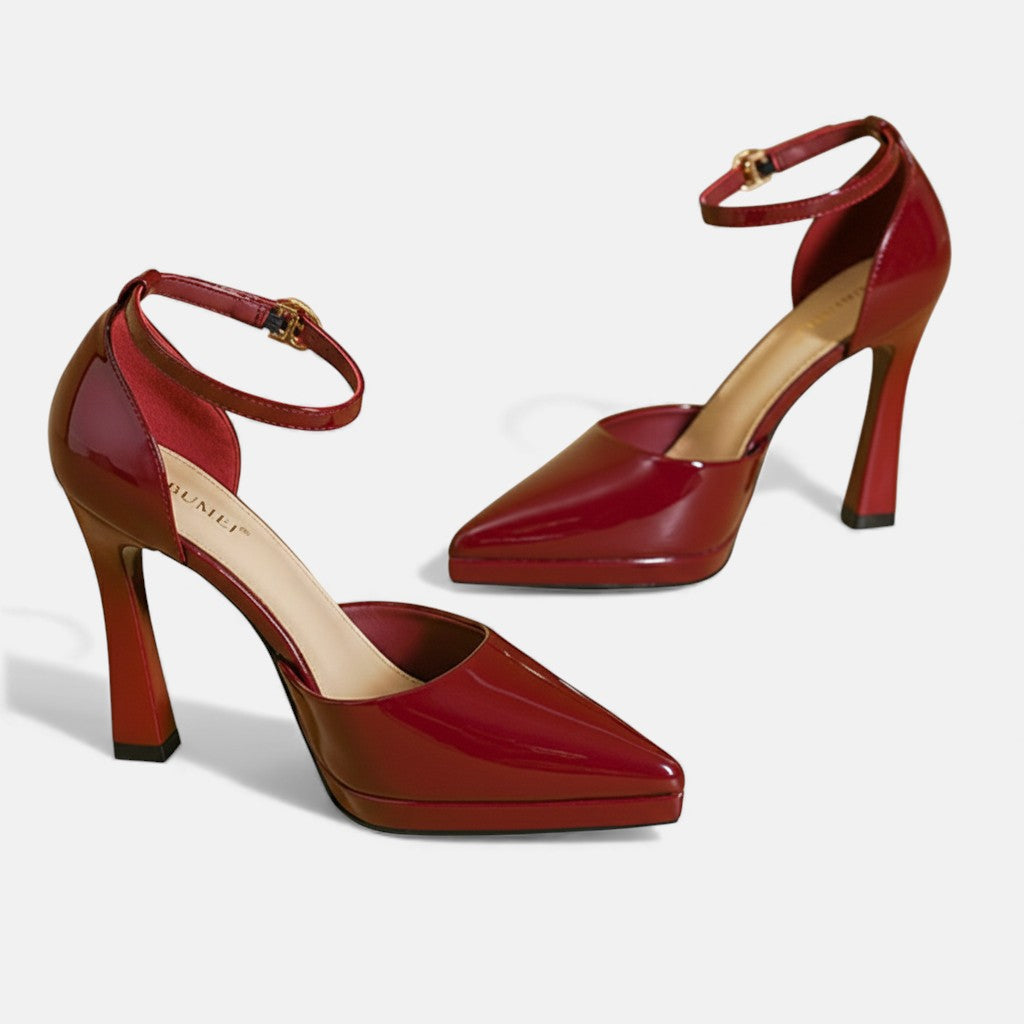 EVETTE | Buty z zapięciem na kostkę