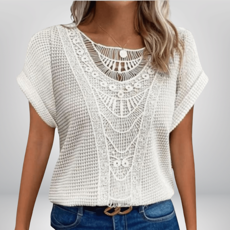 GLORIA | Bluzka w ażurowy wzór