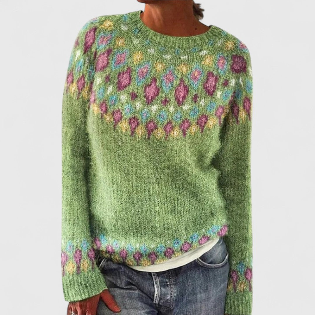 IZABELA | Sweter dziany w skandynawskim stylu
