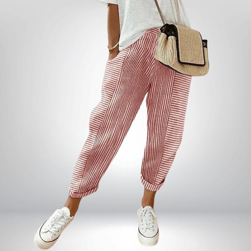 MARILYN | Spodnie w paski