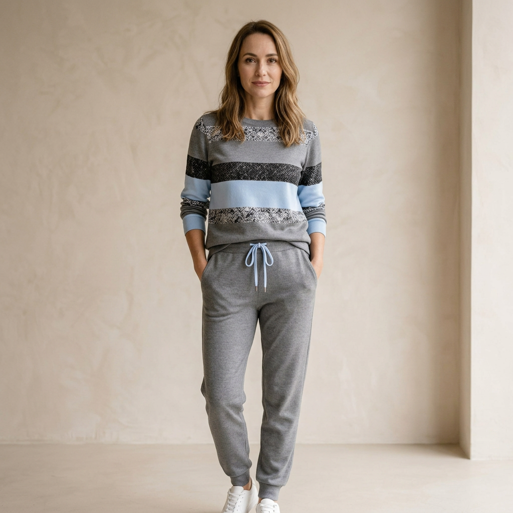 ZOFIE | Komplet dresowy w paski